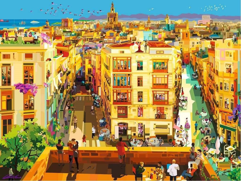 Ravensburger Dining in Valencia, 1500 Stück(e), Landschaft, 14 Jahr(e)