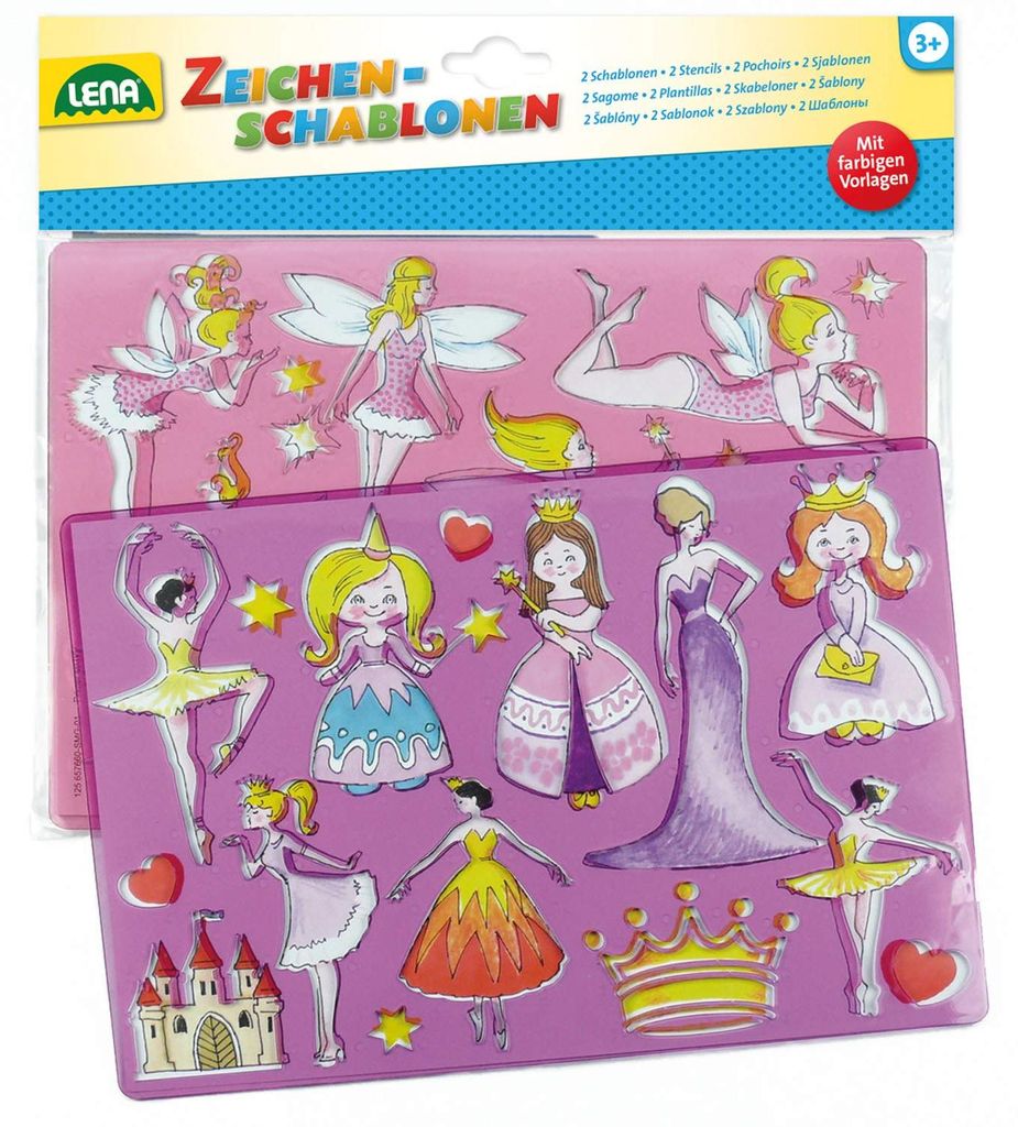 Lena Disegno stencil principesse, ballerine Immagine del prodotto 