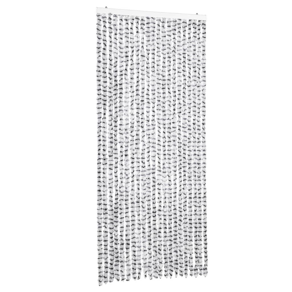 vidaXL Záclona Fly light grey and dark grey 90x200 cm Obrázok produktu 