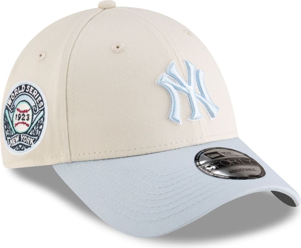 New Era MLB 9FORTY Cap World Series Side Patch New York Yankees beige
