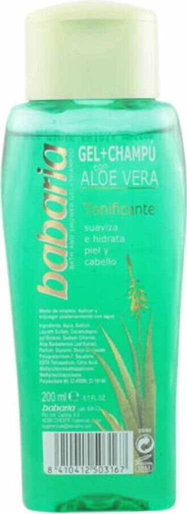 Babaria Aloe Vera Shampoo+Gel 200ml Produktbild 