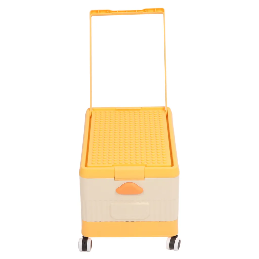 Bac de rangement pour jouets à roulettes idéal pour chambre et salon