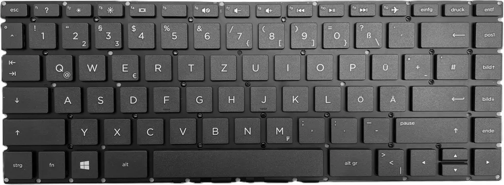 Clavier Rétroéclairé Noir sans Cadre pour HP Pavilion série 14-ab130