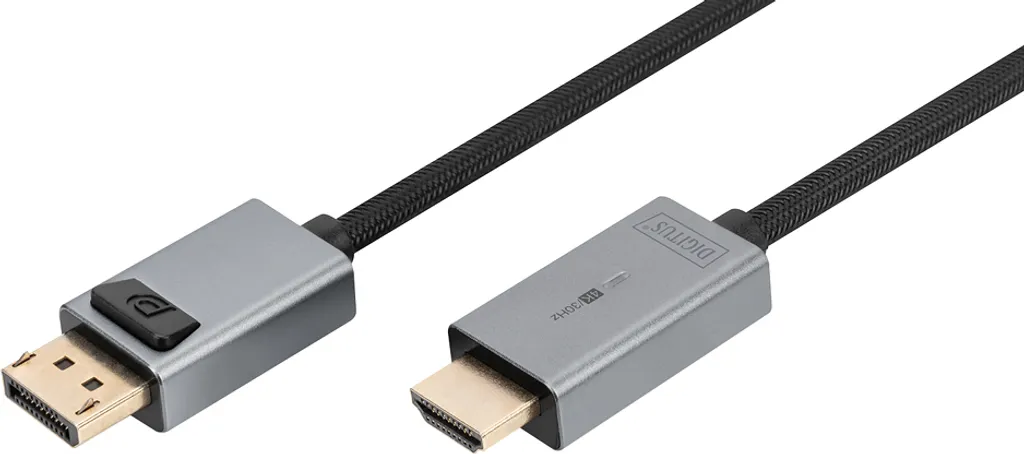 Câble DP vers HDMI 4K DIGITUS 3 mètres Résolution Ultra HD Noir