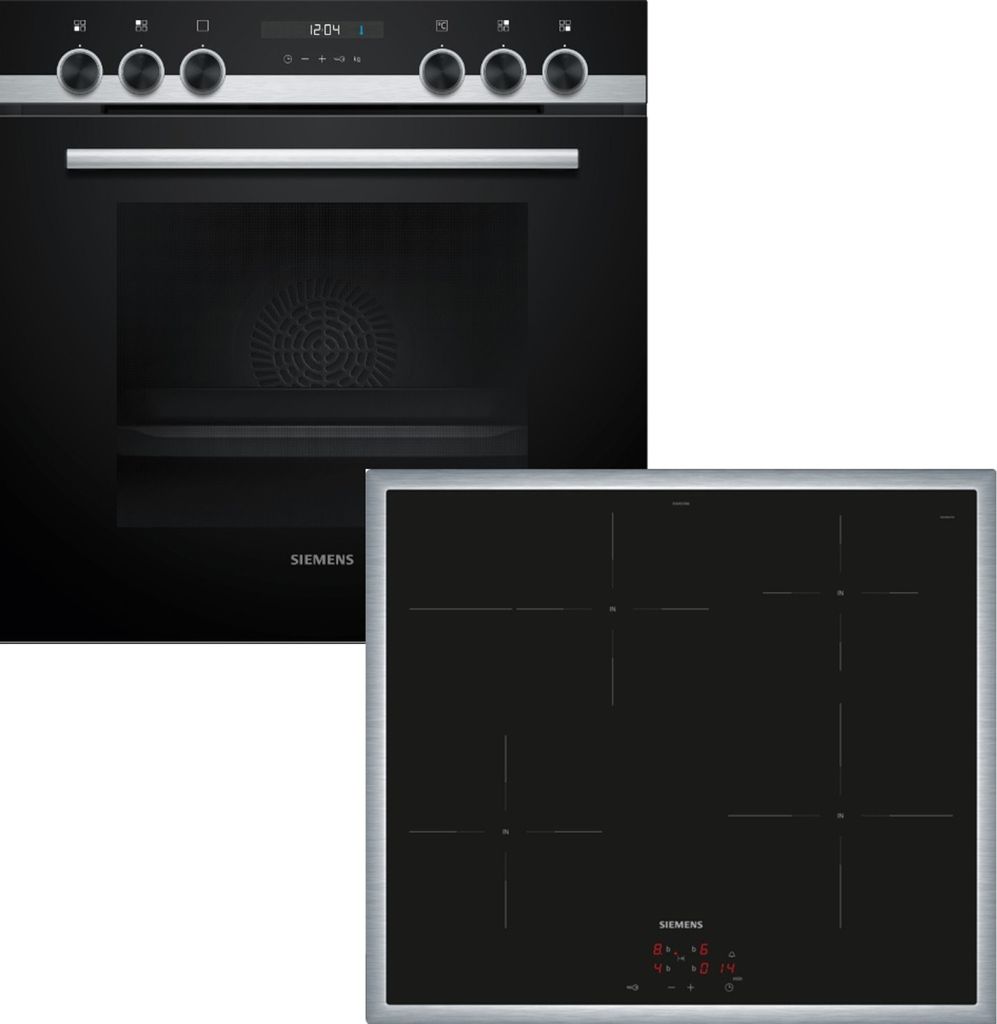 Siemens iQ500 EQ522IA01, Zonen-Induktionskochfeld, 4 Zone(n), Glaskeramik, Schwarz, Berührung, 58,3 cm