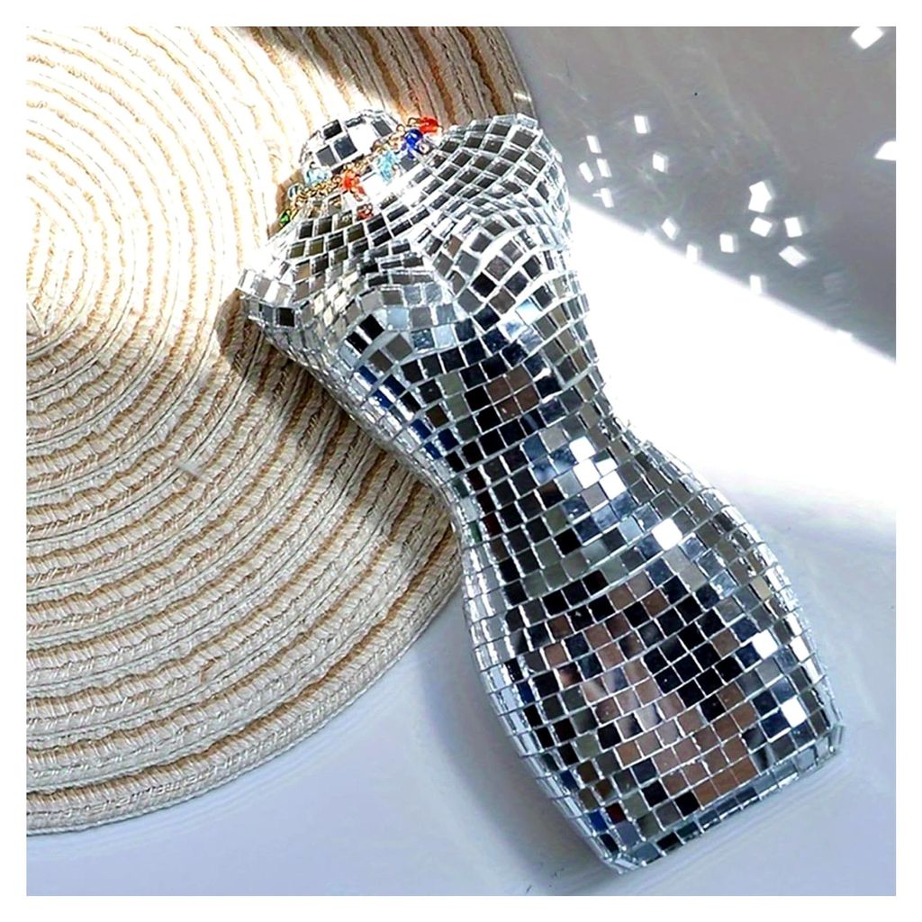 Weibliche Disco-Statue, Figurine | Körpermodell für Spiegel-Dekoration | Reflektierende Dekoration, Desktop-Ornament für Schlafzimmer, Bücherre...