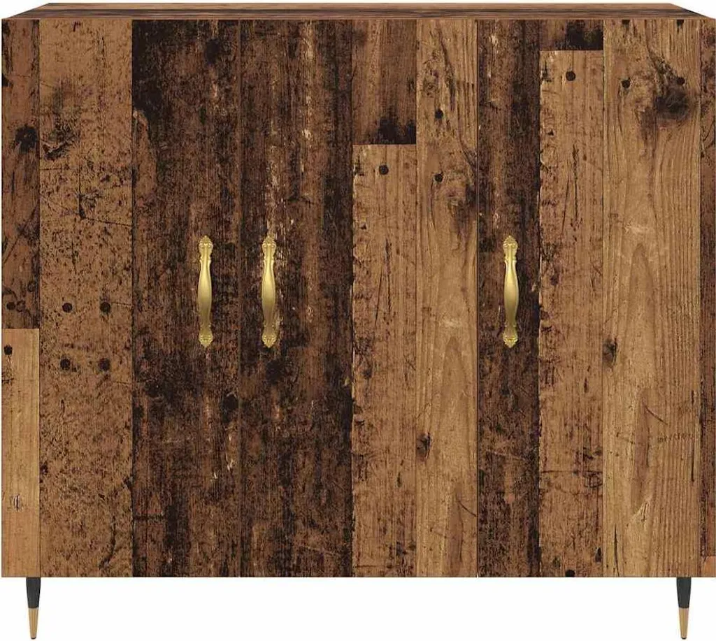 vidaXL Credenza marrone 90 x 34 x 80 cm Materiale a base di legno - 5