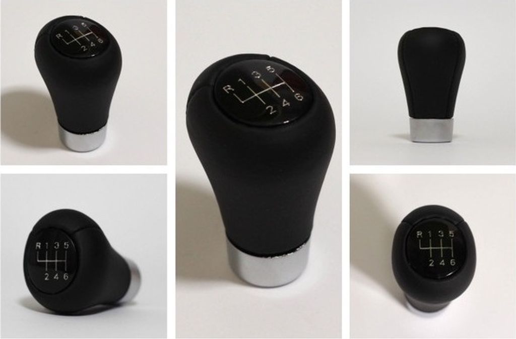 Cuffia Cambio Ecopelle Pomello Cambio Per Opel Corsa D E Adam - Set 6 Marce Con Cuffia E Telaio Cucitura Bianca Pomello Cambio Opel - Foto 3