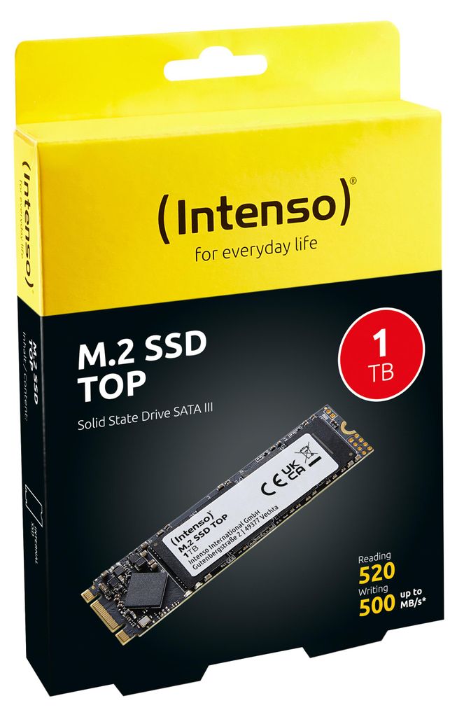 Intenso TOP - Disco a stato solido - 1 TB - interno - M.2 Immagine del prodotto 