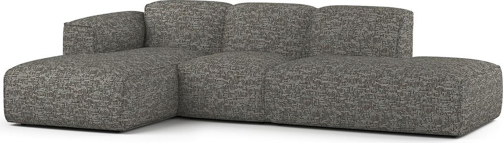 home24 Ecksofa mit Chaiselongue