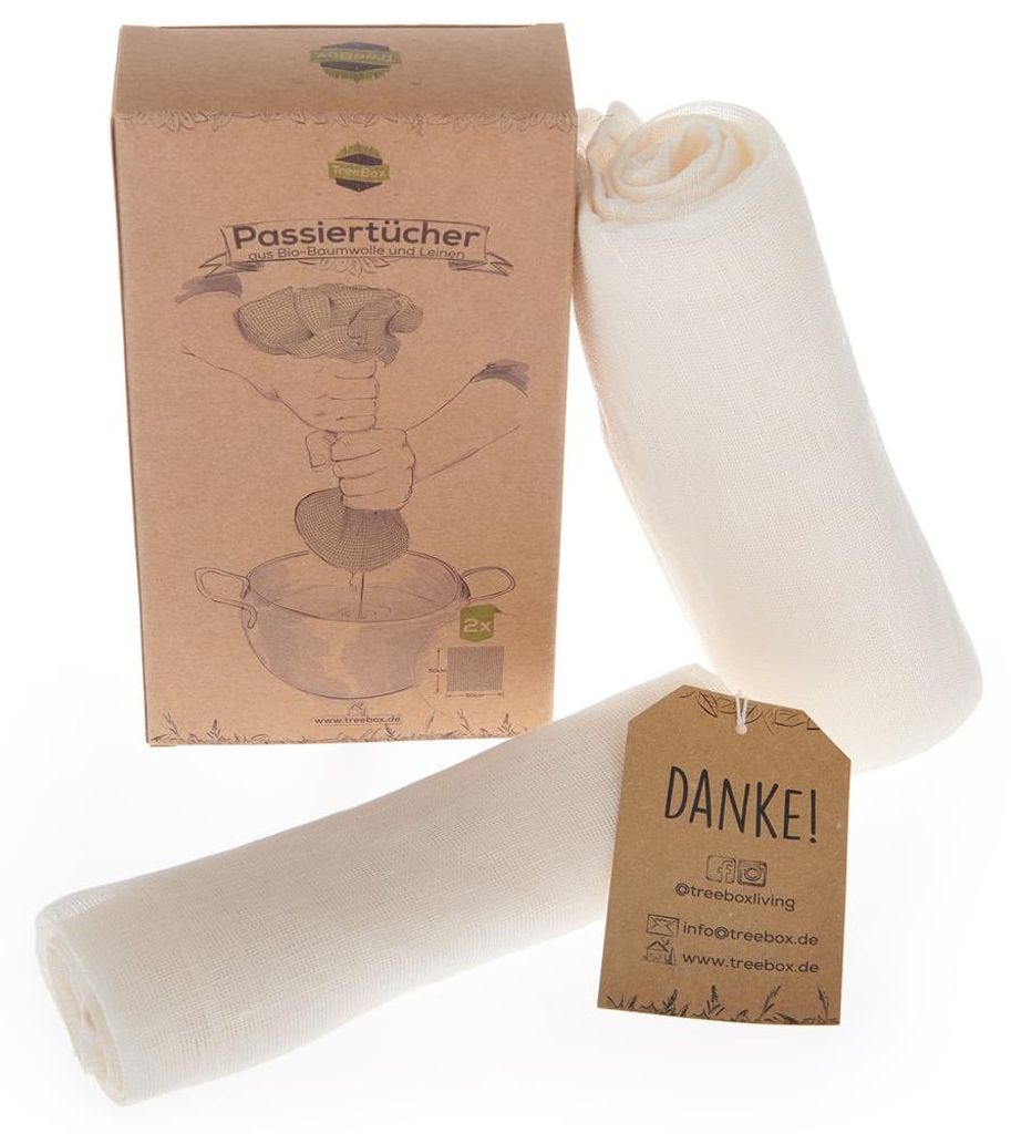TreeBox Passiertuch - 50 x 50 cm - 2er Set Produktbild 