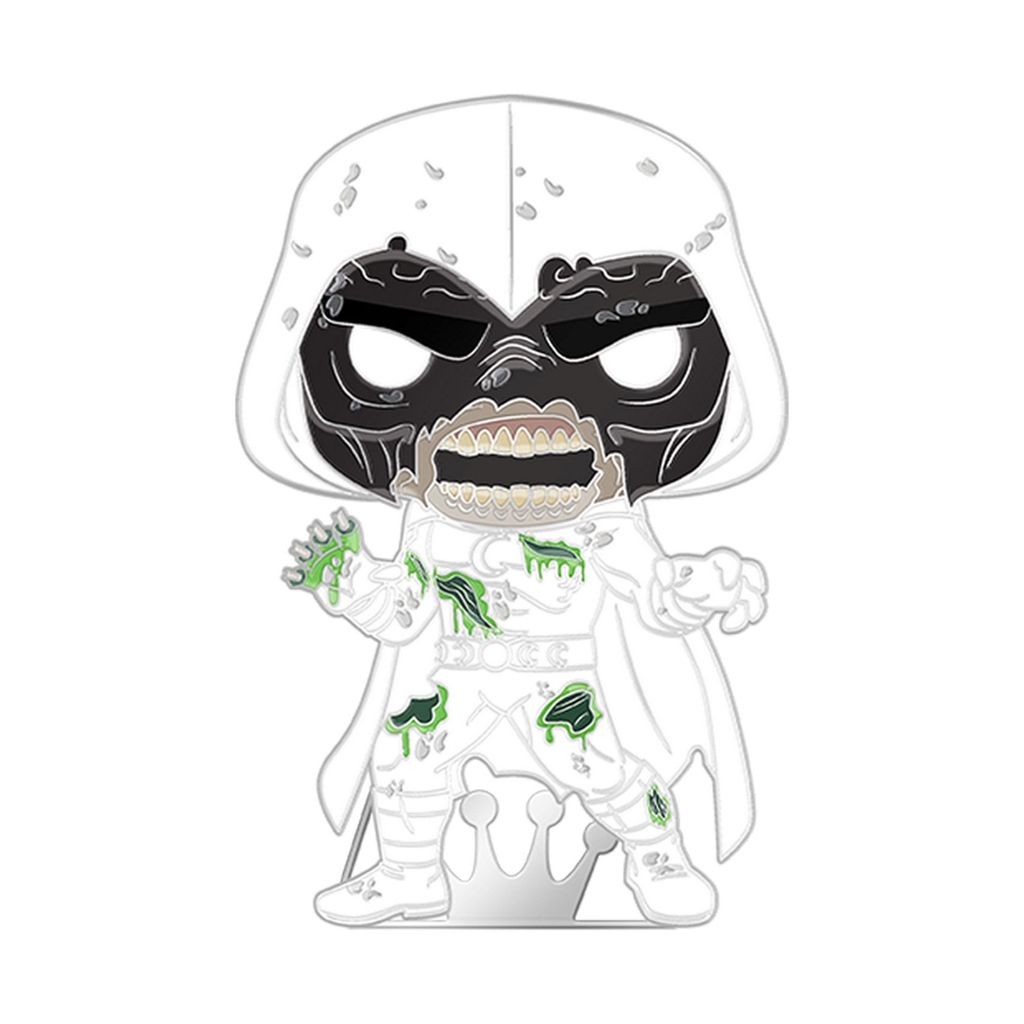FKMVPP0094 - Marvel Zombie Loungefly POP! Pin Ansteck-Pin Moon Night (Glow-in-the-Dark) 10 cm