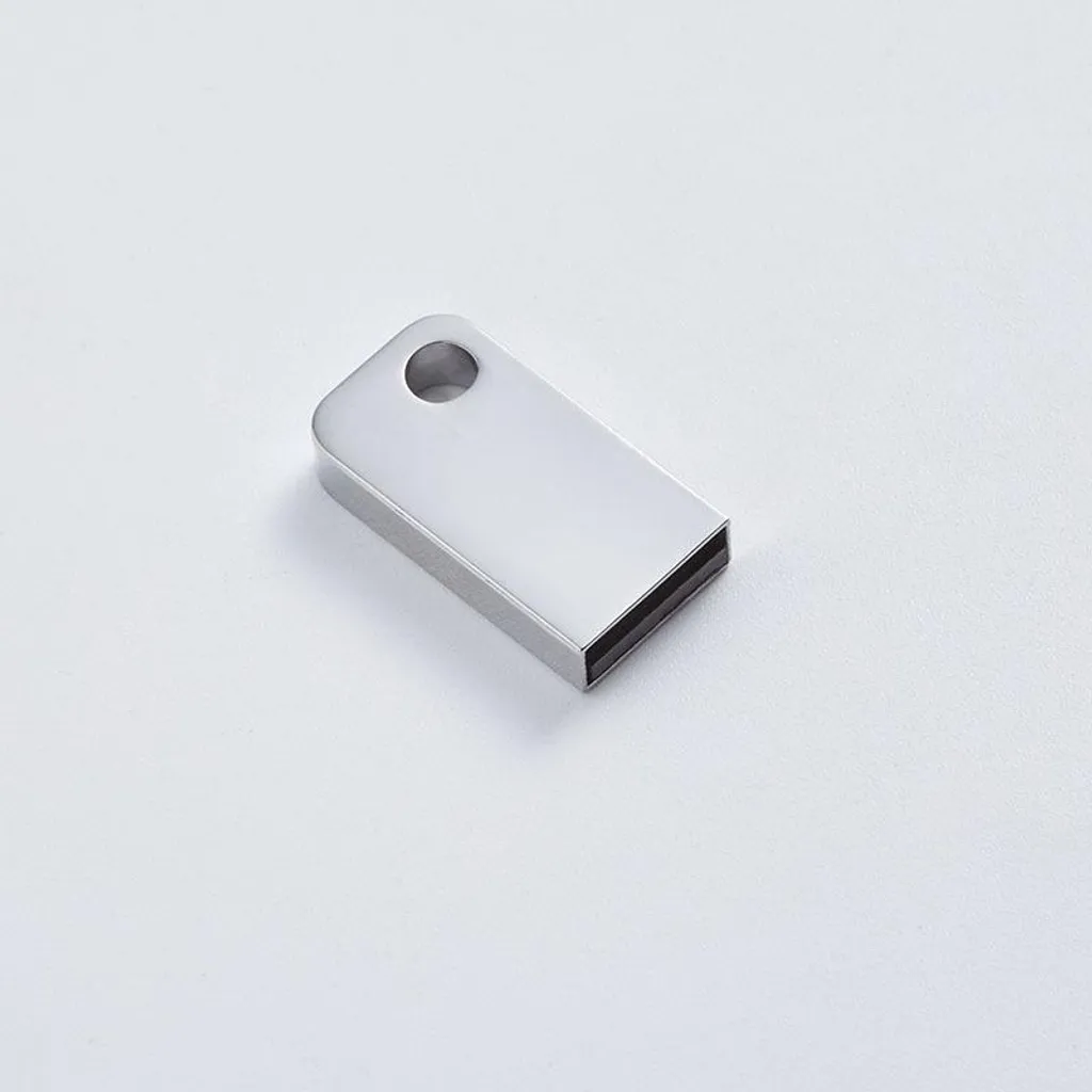 Clé USB 128 Go Métal Argenté, Mémoire Flash Haute Vitesse pour PC - 2
