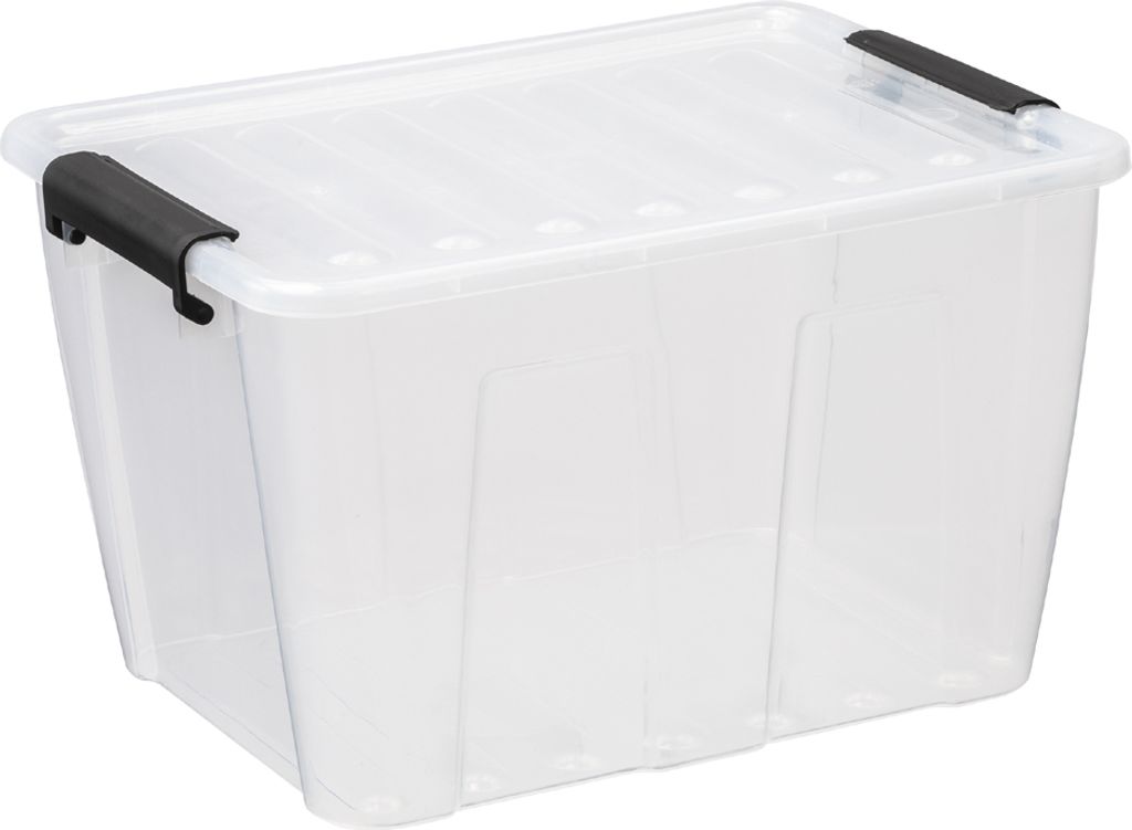 plast team Aufbewahrungsbox HOME BOX 15 Liter transparent Produktbild 1