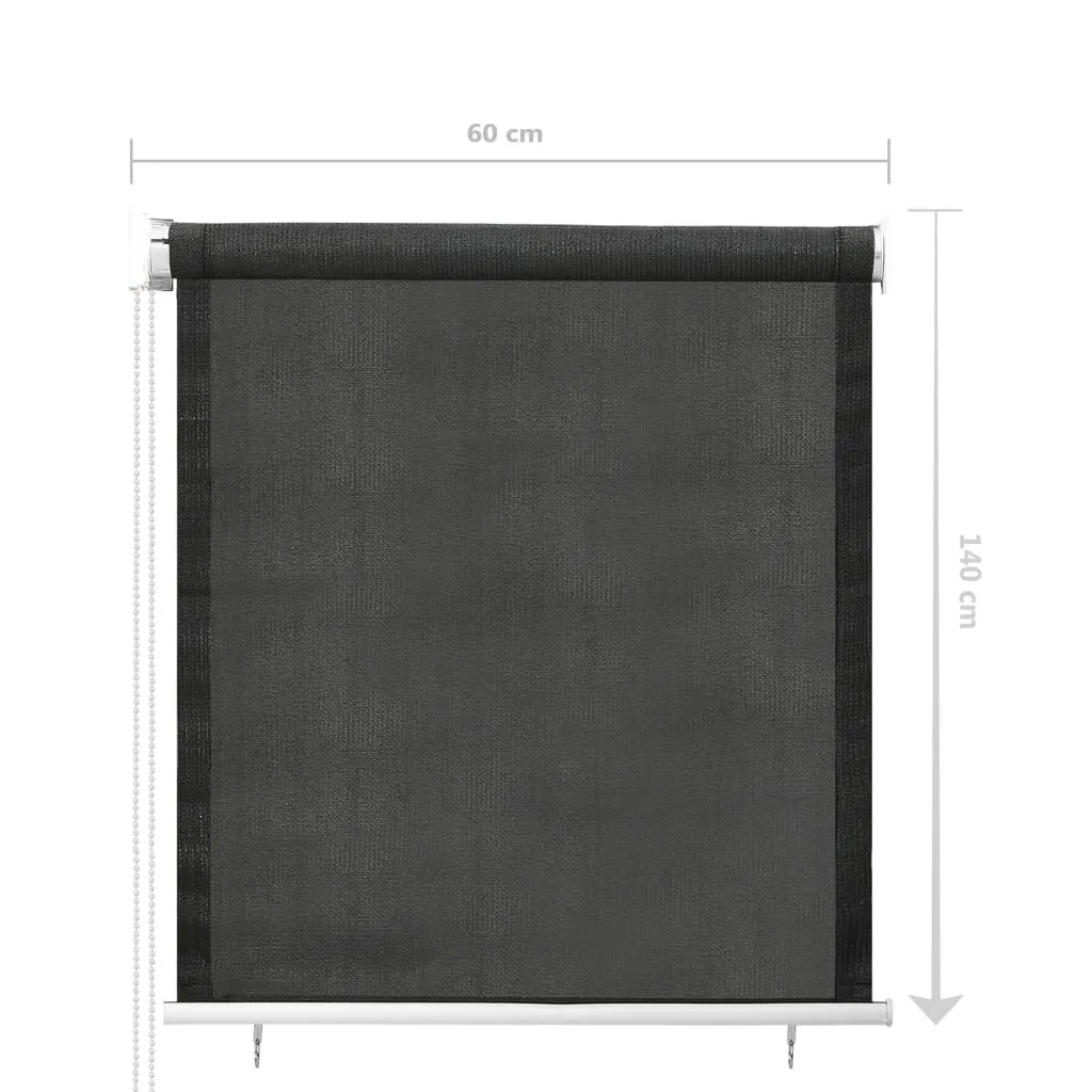 Store extérieur occultant 60 x 140 cm, toile anthracite résistante - 6