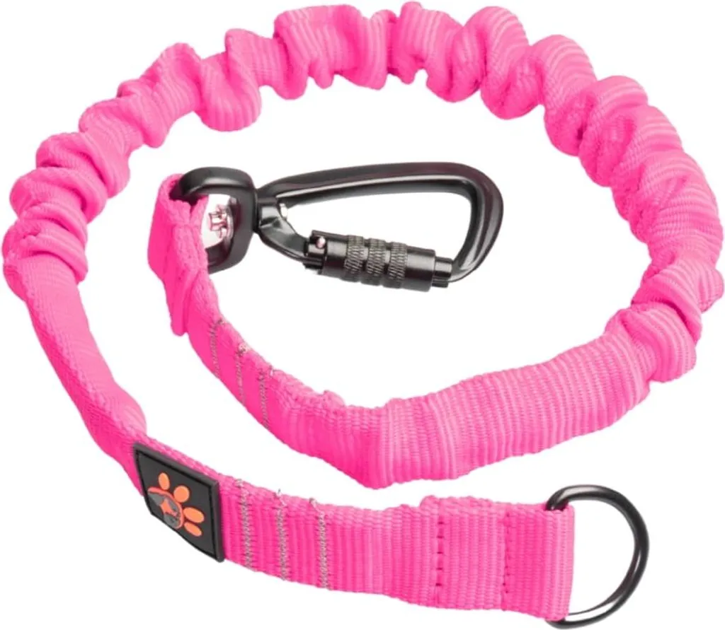 JoQu Ammortizzatore Cani Grandi Rosa Neon | Protezione Schiena e Polsi