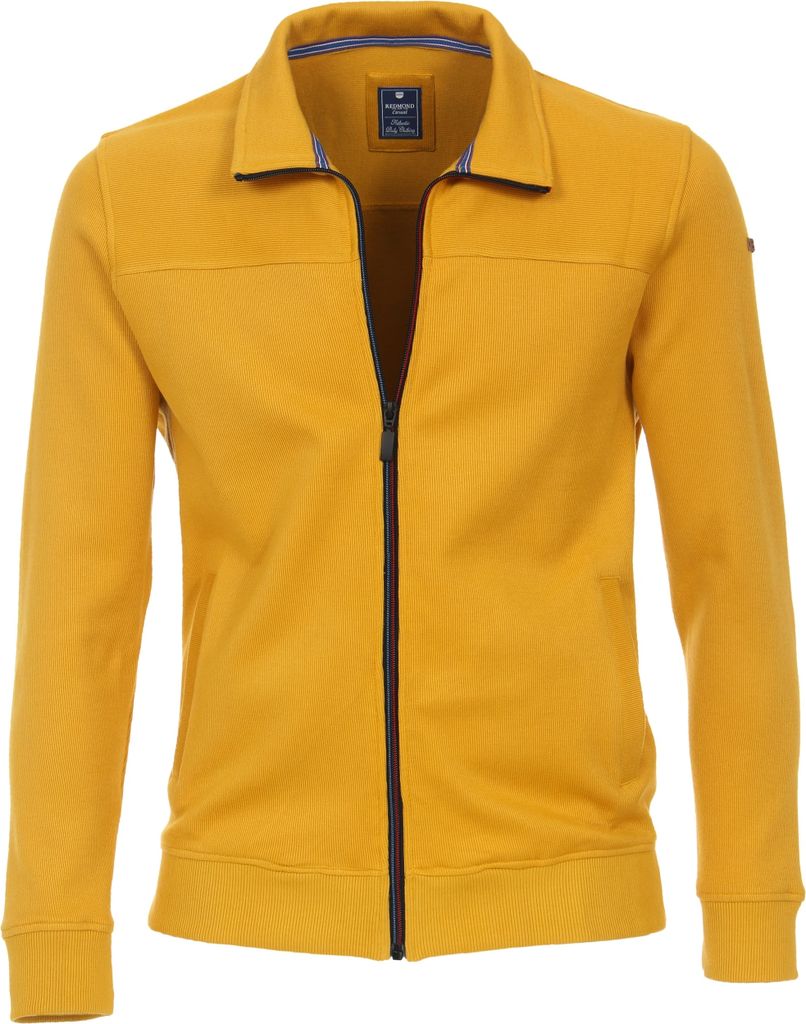 REDMOND Übergrößen Sweatjacke Gelb 2XL