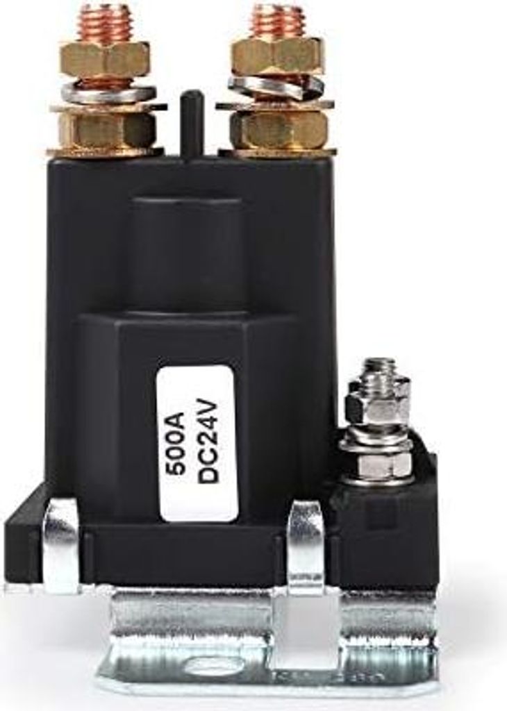 EHDIS Relais 24V 500A Schwere Strom Relais 4 Pin SPST Auto Start Relais Schütz Doppelte Batterien Trennschalter EIN/Aus Schalter