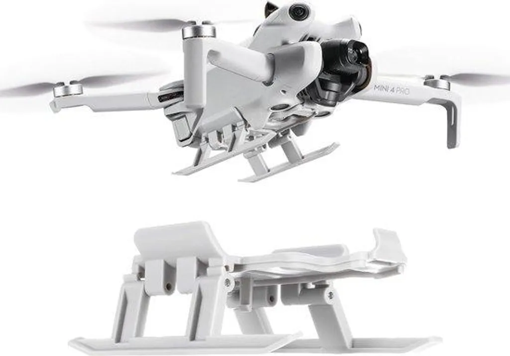 Train d'atterrissage pour DJI Mini 4 Pro - Rallonge pliable grise