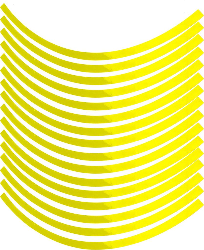 Universal Auto Motorrad Rad Reflektierende Nadelstreifen Aufkleber Band Aufkleber Dekoration Film 6 Farben Fluoreszierendes Gelb