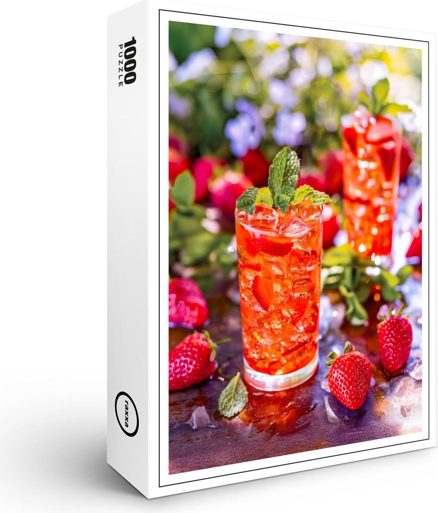 raxxa Premium-Puzzle "Strawberry Daiquiri Summer Dream", 1000 Teile