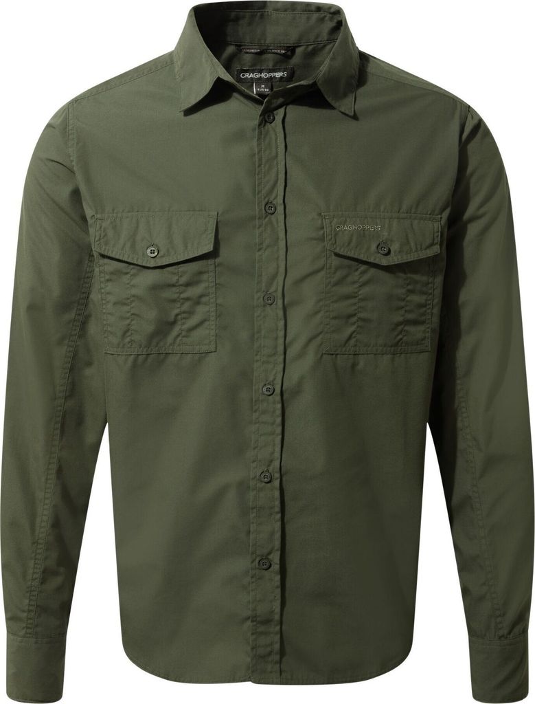 Craghoppers - "Kiwi" Hemd für Herren CG1500 (2XL) (Zedern-Grün)