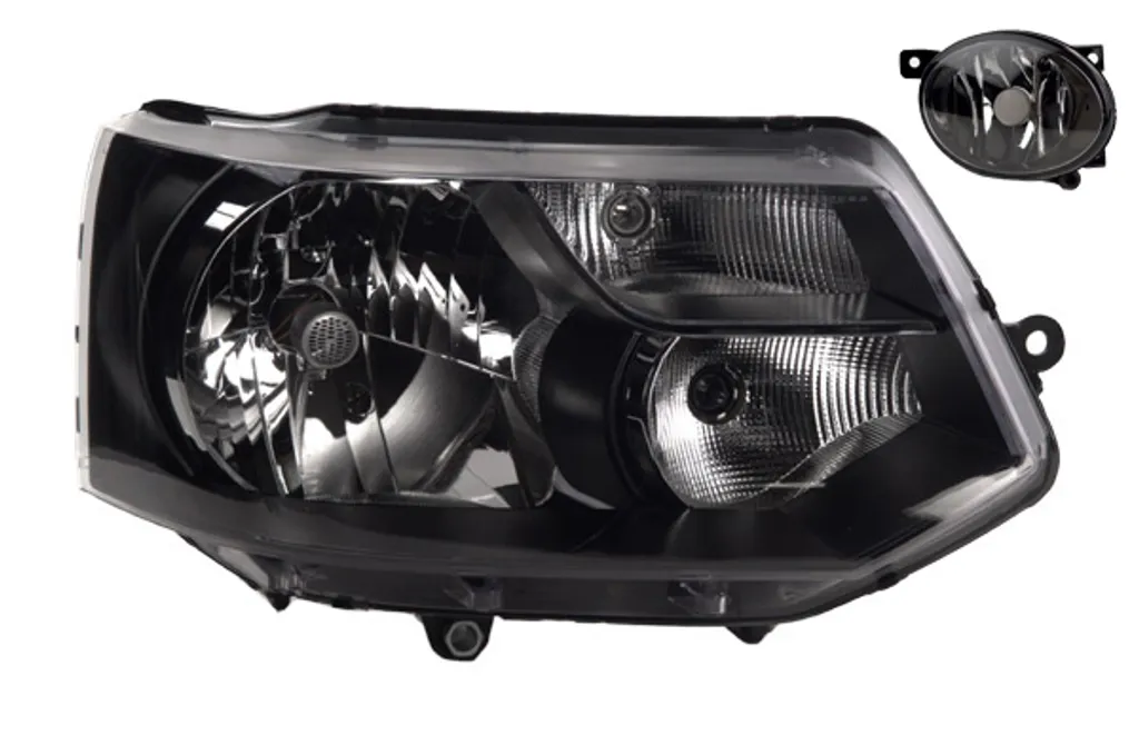 Faro Anteriore Destro VW T5 2009+ Johns H4 + Fendinebbia 7E1941016D