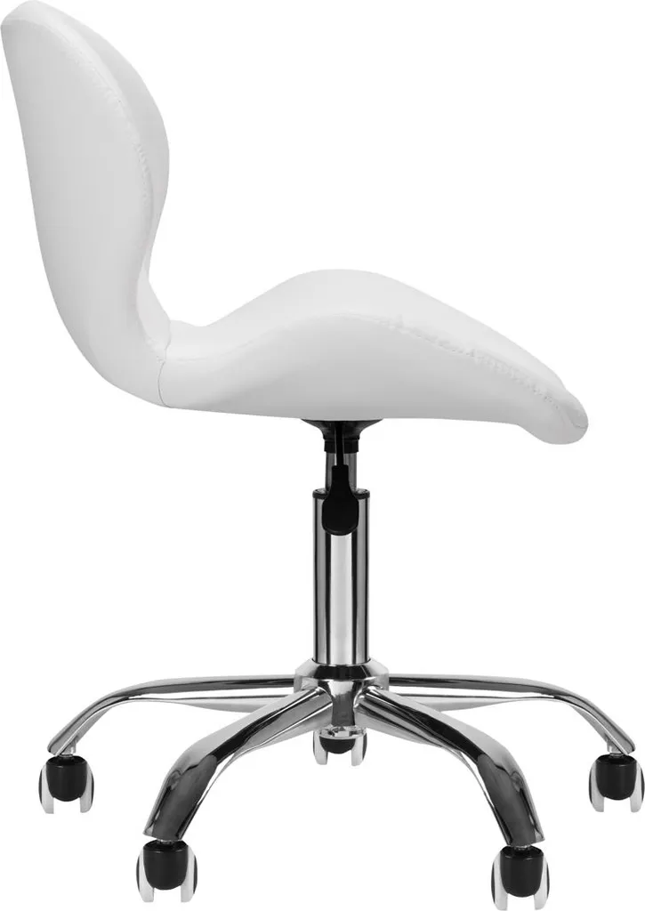Sgabello Multiuso Qs-06 Bianco | Perfetto per Make-up e Scrivania - 2