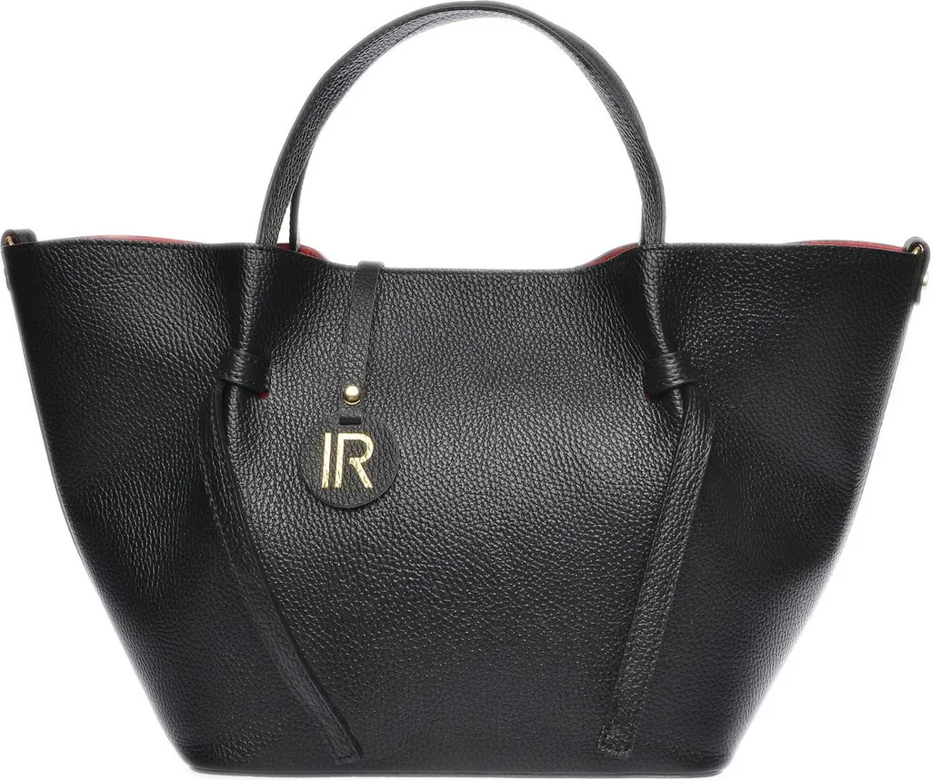 Sac à main Isabella Rhea AW25 IR 1975T NERO en cuir noir élégant chic