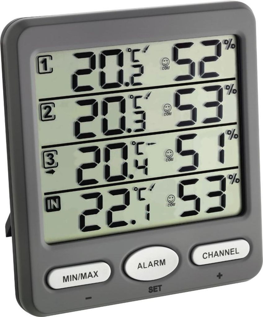 Klima-Monitor-Display TFA 30.3054 Ersatzdisplay Erweiterung Zubehör