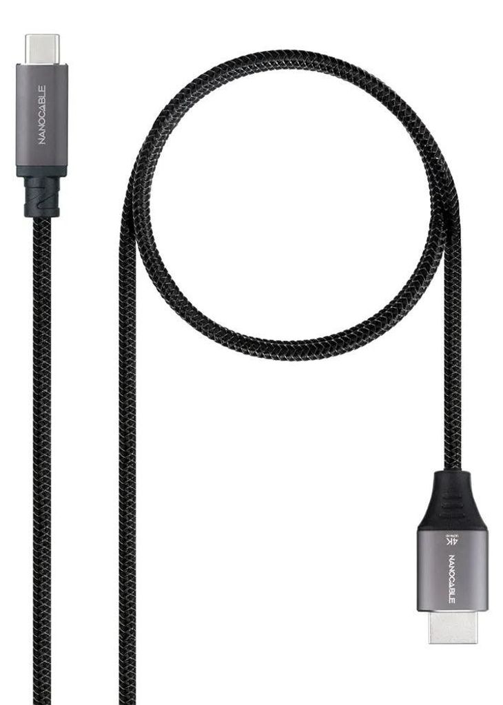 Nanocable 10.15.5262, 1,8 m, USB Typ-C, HDMI, Männlich, Männlich, Gerade