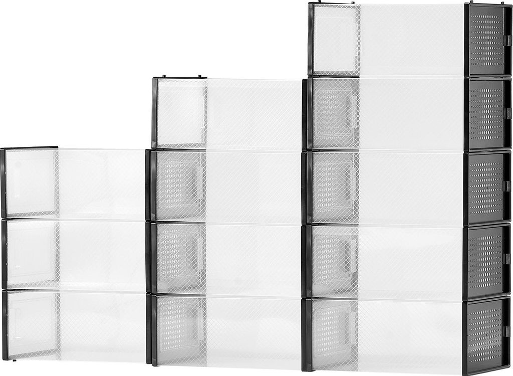 SucceBuy Lot de 12 boîtes de rangement pour chaussures Image du produit 