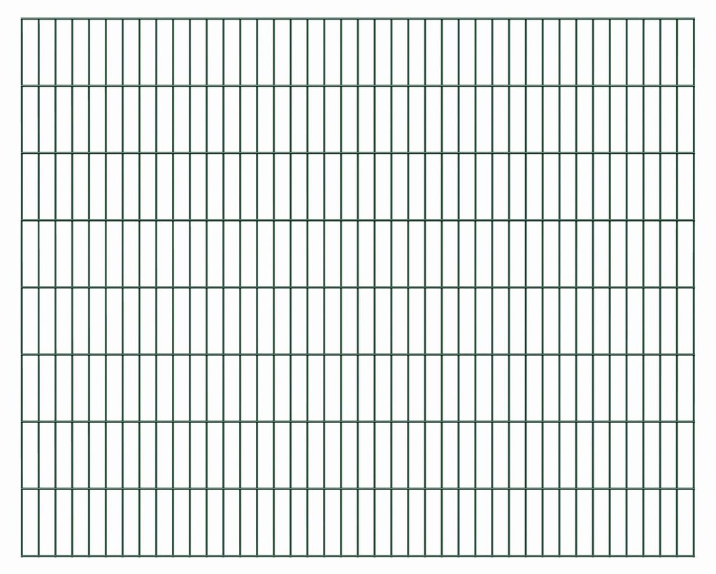 Alberts 642860 Staccionata doppia, plastificata, verde, Immagine del prodotto 