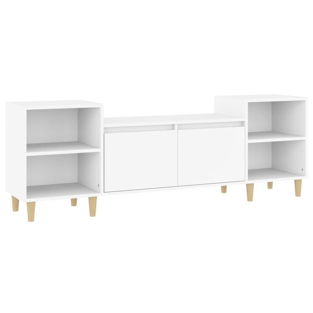 "2026 MODERNE"TV-Schrank - TV-Regal - Fernsehkommode - Weiß 160x35x55 cm Holzwerkstoff - TV-Lowboard CC9992121