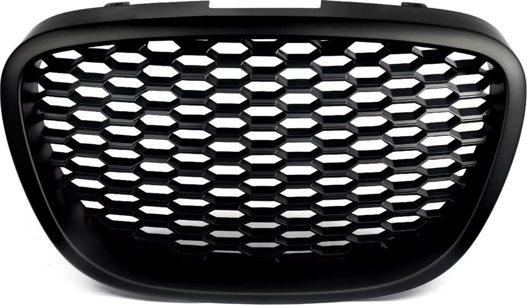 Frontstoßstange – Mesh Grill Ersatz – Hitzebeständig – Matt Schwarz – Passend für Seat Leon MK2 1P (2006–2009)