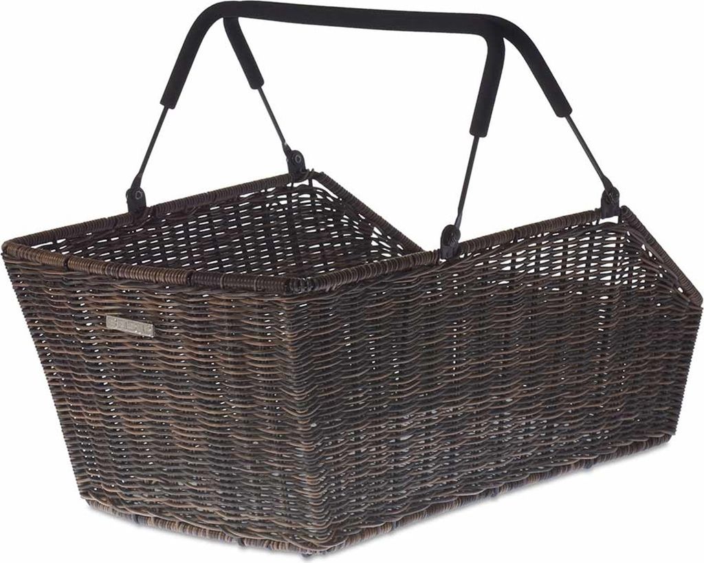 BASIL Hinterradkorb "Cento Rattan Multi-System"