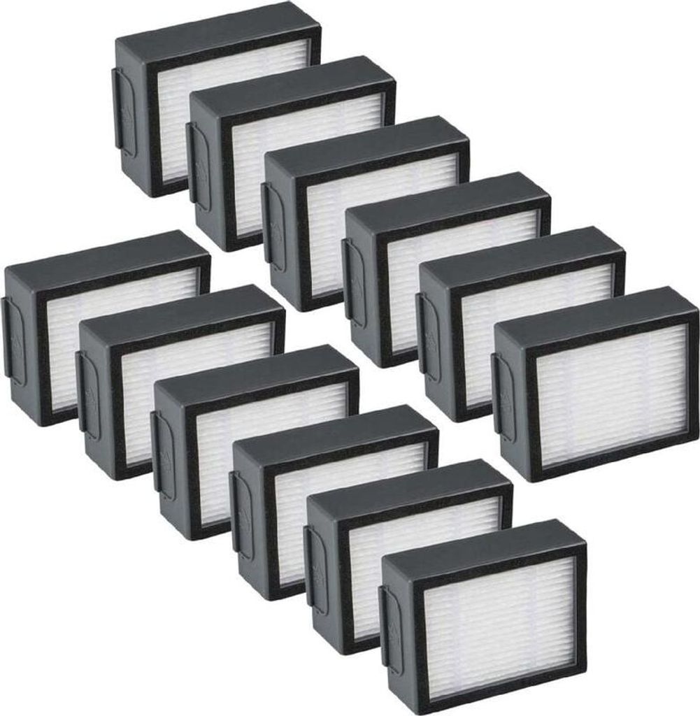12er-Pack Ersatzfilter, kompatibel mit iRobot Roomba E-, I-, J-Serie, HEPA-Filter für i3 i5 i7 i8 J7, Staubsauger-Zubehör