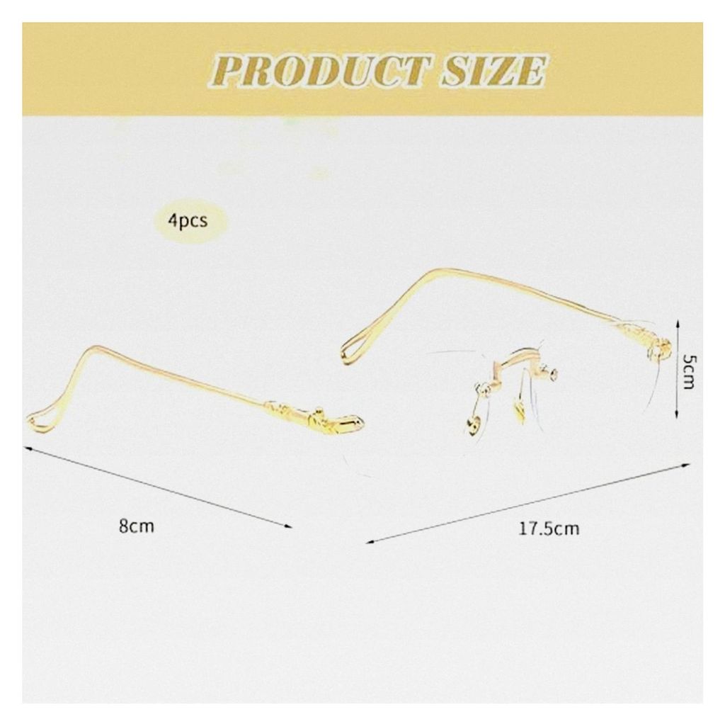 4 Paar Autozoom Lesebrille für Herren und Damen, die sich Produktbild 