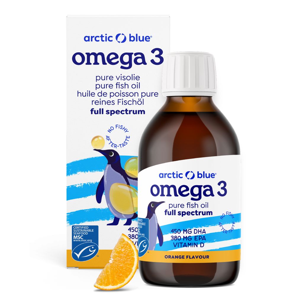 Arctic Blue Huile de poisson oméga-3 avec vitamine D - KIDS Image du produit 