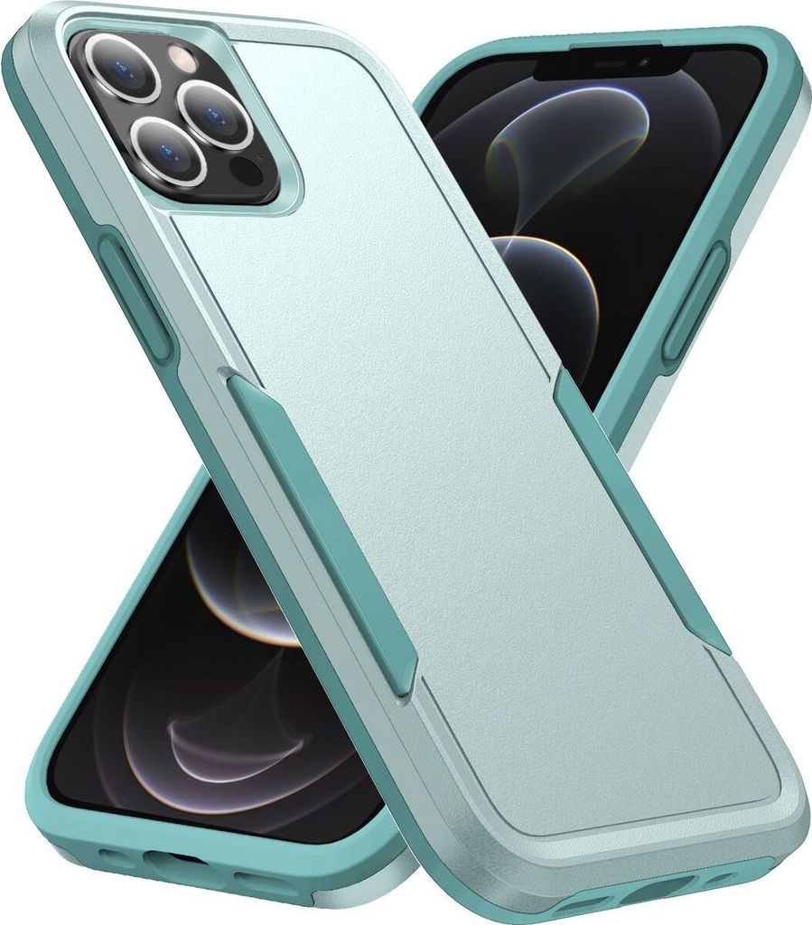 Mobigear Heavy Armor iPhone 14 Pro Max Hülle Hardcase Backcover Stoßfest - Grün