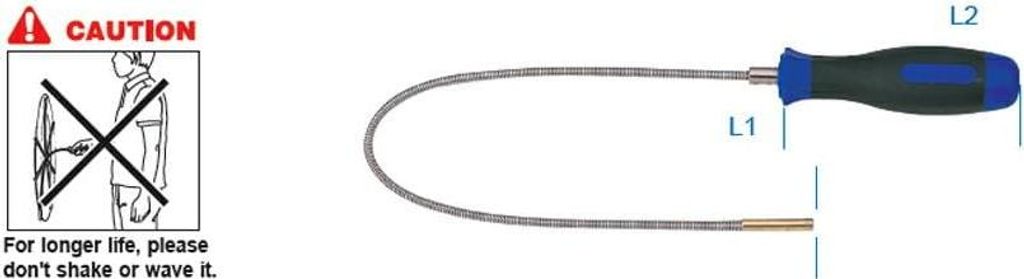 King tony uchwyt giętki magnetyczny 450mm