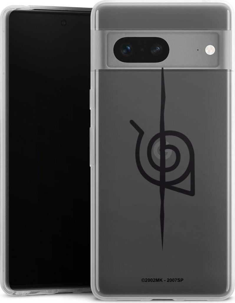 DeinDesign Slim Hülle für Google Pixel 7 Silikon Case Ultra Dünn Handyhülle Naruto Shippuden Sasuke Konoha