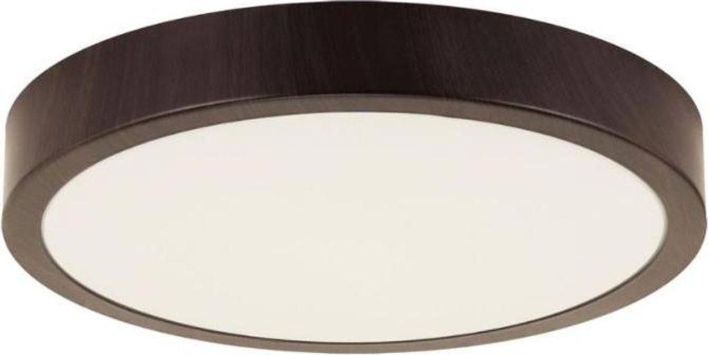 18W LED-Deckenlampe Holz Wenge 28cm - Neutralweiß 4000K - 5500K