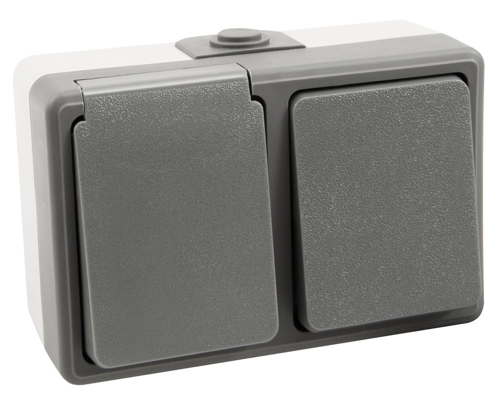Feuchtraum Kombi-Dose McPower "Secure", 250V, Produktbild 