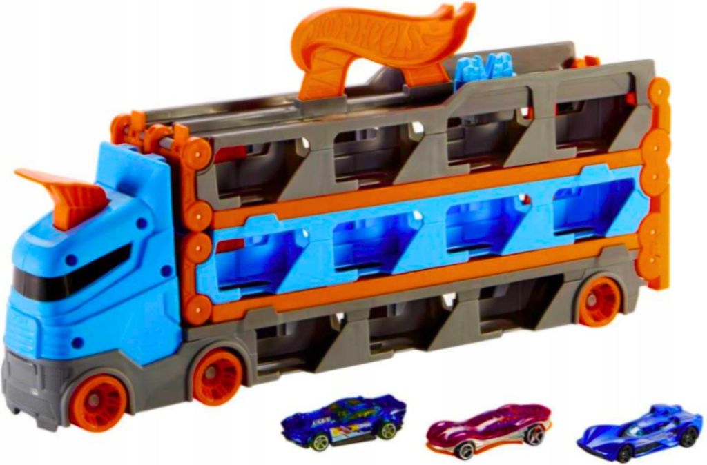 Hot Wheels City 2-in-1 Rennbahn-Transporter zur Produktbild 