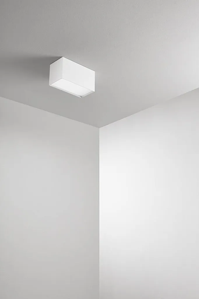 Petit plafonnier LED 20W puissant - Solution pour plafond bas blanc