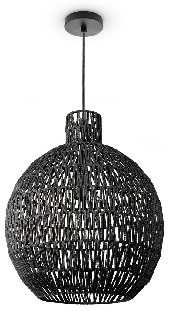 Pendelleuchte Wohnzimmer Boho Korbleuchten Pendellampe Produktbild 