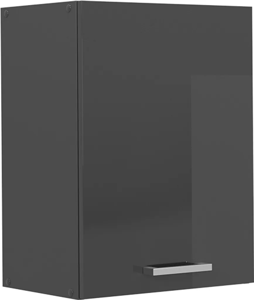 Vicco Pensile da cucina R-Line, 45 cm, Antracite lucido/Antracite