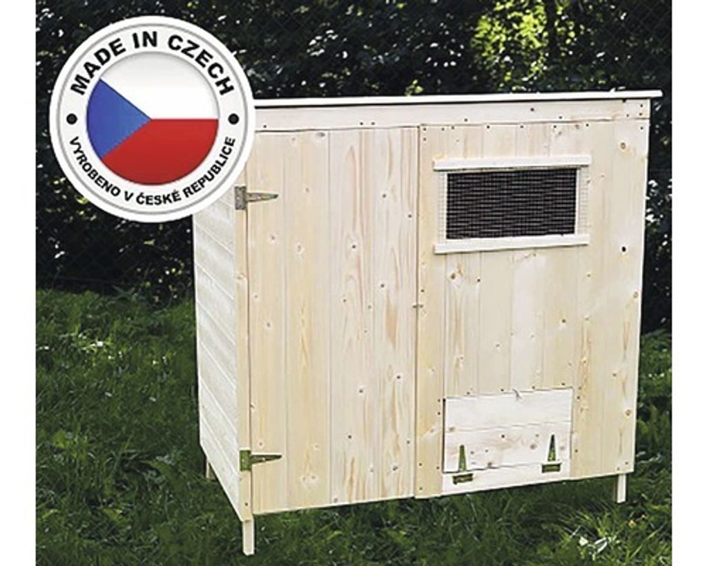 Kurník pro slepice dřevěný 140x83x141 cm Obrázek produktu 