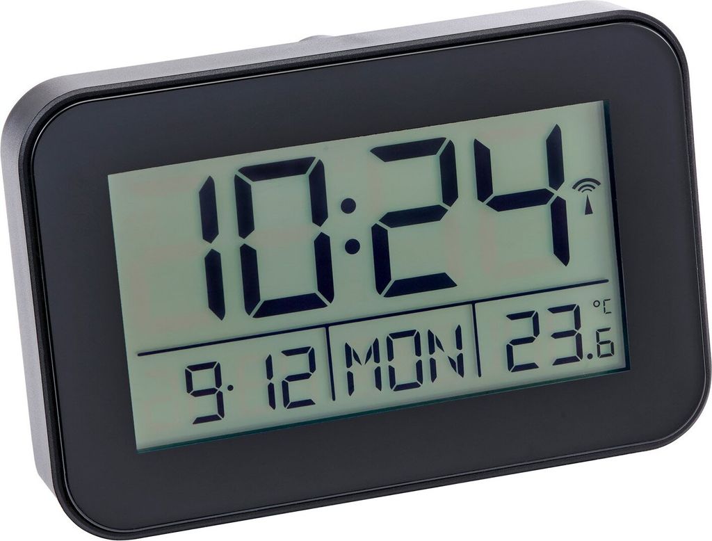 Atlanta 1802/7 Funkwecker Digital Schwarz